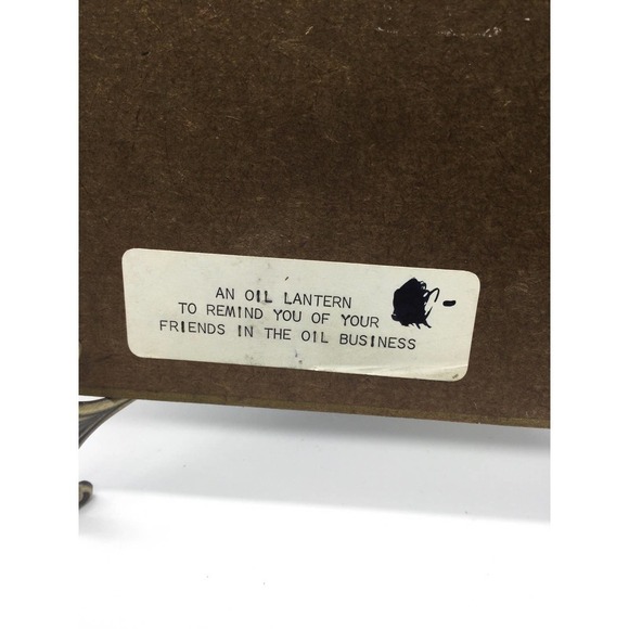 9” Vintage oil friends wall art ad wood oil lantern reflections Rudy nappi - Picture 5 of 7